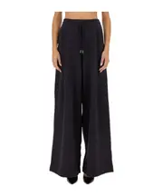 drawstring casual pants S,M Blue