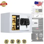 Compact Electronic Security Safe with Alarm System - Perfect for Home & Hotel