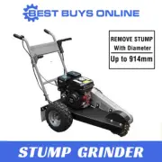 Petrol Stump Grinder 6.5HP Engine Wood Tree Root Removal 305 mm Cutting Depth