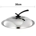 Stainless Steel Pot Cover 28/30/32/34/36cm Wok Lids Cookware Parts