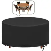 Round Outdoor Table Cover, Waterproof Patio Furniture Covers [jkw] 180cm*90cm