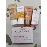 在飛比找蝦皮購物優惠-[全新]CLARINS 克蘭詩 晚霜、去角質霜、潔顏乳、美胸