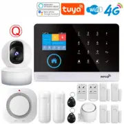 Alarm System with Motion Sensor,WiFi,4G,wireless IP Camera,smart Home Security