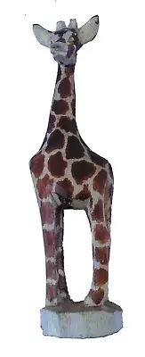 Beautiful Hand Carved African Giraffe in Jacaranda Wood. Free shipping!
