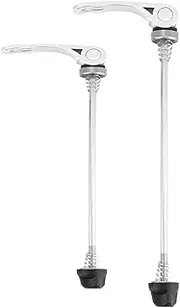 ANKROYU Premium Bike Skewer Set High Performance Quick Release Aluminum Alloy Front Rear Axle Skewers for Mountain Road Bikes Durable Lightweight Secure Fit Black Silver Gold Blue