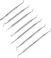MERRYHAPY Stainless Steel Manicure Tools Set Cuticle Remover 7pcs Kit Nail Polish Remover Tool