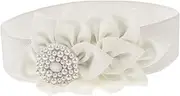 [LIFKOME] Elastic Dress Waist Belt for Women Floral Decorative Belt Comfortable Stretchy Waist Strap for Dance Performances and Everyday Wear