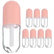 8 Pcs Lip Gloss Empty Bottle Oil Tube Lipstick Making Holder Travel