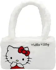 [CYPBRANDS] CyP Brands- Hello Kitty Sanrio Bag Plush Handbag White Official Product White Estandar Casual, White, Estandar, casual