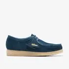 Clarks Originals Men's Navy/Teal Suede Wallabee 26175709