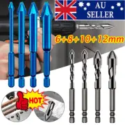 Crooked Drill Bit 6mm/8mm/10mm/12mm Super Hard Triangular Drill Bit AU H6J