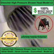The Highest High Pressure Shower Head You'll Ever Own SWB-s3 Drencher Pressure