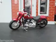 Harley-Davidson 2000 FLSTF Street Stalker Motorcycle 1/24 Scale Diorama Item