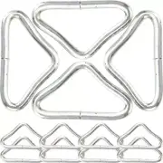 30 Pcs Trampoline Triangle Buckle Parts Indoor for Kids Small