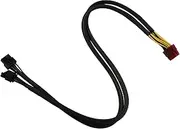 Ysyaxsyt 12Pin to Dual PCI-E 8Pin (6+2Pin) Power Cable for Modular PSU