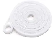 5 Meters Self Adhesive Fastener Tape Polyester PP Straps Hooks Loops Reusable Cable Wire Tie Magic Tape DIY Accessories (Color : White 10mm)