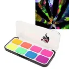 Face Paint Set Glowing In Dark 8 Colors Quick Dry Bright Water Based Halloween