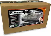 Quick Dam QD617-5 Water Activated Flood Barrier, 5 Pack, Black