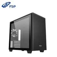 在飛比找PChome24h購物優惠-FSP 全漢 CST360(B) M-ATX 雙風扇 玻璃側