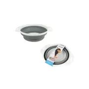 Kemasi Collapsible Colander Grey/White 28x22cm - Round