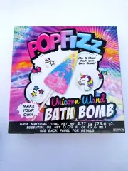 PopFizz Unicorn Wand Bath Bomb Make Your Own Kit Kids DIY Fun Crafts NEW
