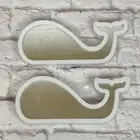 Whale Shaped Mirror Stand Alone Room Decor Nautical Ocean Baby Kids Novelty