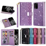For Samsung A13 A23 A33 A53 A12 A22 A52S Case Leather Wallet Flip Zipper Cover