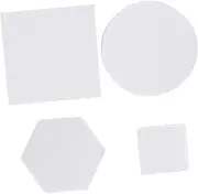 4pcs Geometric Cube Photography Props Decorative Photo Props for Food Cosmetics Flowers Jewelry More Lightweight Easy to Clean for Indoor Outdoor Use