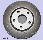 MITSUBISHI TRITON ML MN KA KB SLOTTED DISC BRAKE ROTORS FRONT PAIR 295 mm