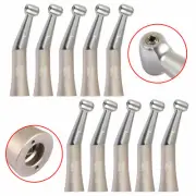 10 Dental slow Speed Handpiece Push button Contra Angle 2.35mm Handpiece E-Type