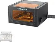 Creality Upgraded Laser Engraver Enclosure Pro, Fireproof and Dustproof Protective Cover for Laser Engraver 720x720x400mm with Exhaust Fan and Pipe, Fits for Most Laser Cutter, Insulates Against Smoke