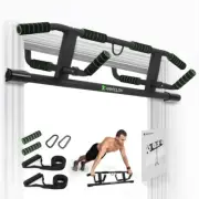 KAKICLAY 2025 Upgrade Multi-Grip Pull Up Bar with Smart Larger Hooks Technolo...