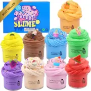 9-Pack Mini Cloud Slime Kit Soft Non-Sticky Fluffy Scented
