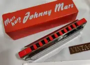 HARP HERING HARMONICA JOHNNY MARS 70/20 Key * C * BLUE JAZZ MUSIC new