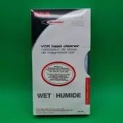 RCA Discwasher Wet VCR Head Cleaner VHS Tape #RD1789 NEW/SEALED