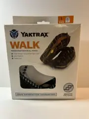 YAKTRAX WALK Color Black Size Large Traction Cleats for Walking or Hiking