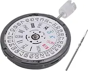 [LAOSEP] Lodokdre Movement NH36 Crown at 3.8 O'Clock Mechanical Watch Replacement Movt for Diver's MOD Sub 24 Jewels White Date,Black Font, White, black font, Modern