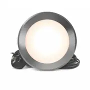 HPM 90mm 7W Polished Silver Tricolour Dimmable LED Downlight