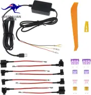 1 Set Type-C/Usb C Hardwire Kit Dual Slot Fuse Holders Type C USB Dash Cam Hardw
