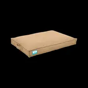 Cozy Tails Rectangular Cushion Dog Bed Brown