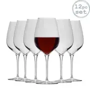 Extra Large Wine Glasses Bormioli Rocco Inalto Tre Sensi Red White 650ml x12