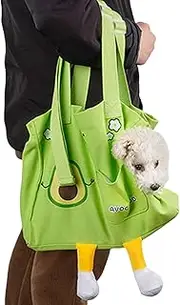 Dog Outing Bag - Adjustable Soft-Sided Safe Dog Sling Bag - Breathable Pet Carriers for Vet Visit Outdoor Walking Airline Grooming Nail Trimming Daily