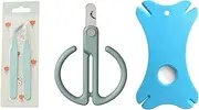 Pet Flea and Lice Remover Tool Set with Nail Artifact Pliers and Elbow Clamp Cleaning Kit, 3-Piece Grooming Solution, Effective Tick Remover Tools for Pets, for Pet Owners and Dog First Aid Kit