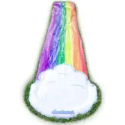 PoolCandy Rainbow Colors Water Slide Lawn Garden NWB