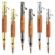 6 Bolt Action Pens, Woodworking Pen Set, Durableand Easy to Use, Pen Set,6893