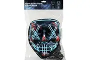 Mirabella Halloween Glow In The Dark Mask Clown each