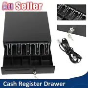 Electronic/Manual Cash Register Drawer Cash Drawer Tray Till Box 5 Bills 5 Coins