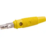 4Mm Hirschmann Banana Plug Plastic - Yellow