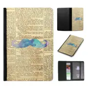 PASSPORT ITINERARY ORGANIZER|HIPSTER COLOURFUL MOUSTACHE #4