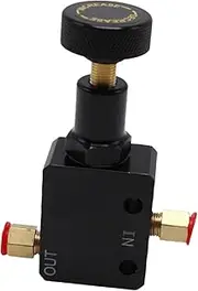 JicSuXi Professional Adjustable Disk Brake Proportioning Valve Aluminum Knob 100-1000PSI Pressure Range Easy Installation Replaces